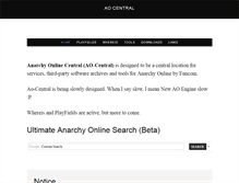 Tablet Screenshot of ao-central.com